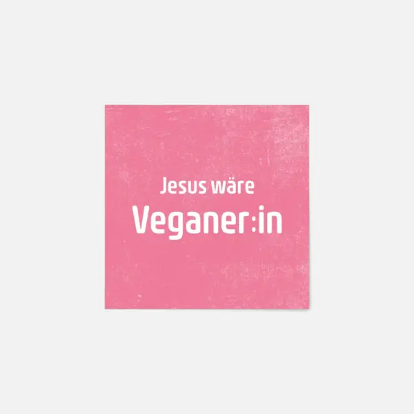 Jesus wäre Veganer:in Aufkleber Vorschau